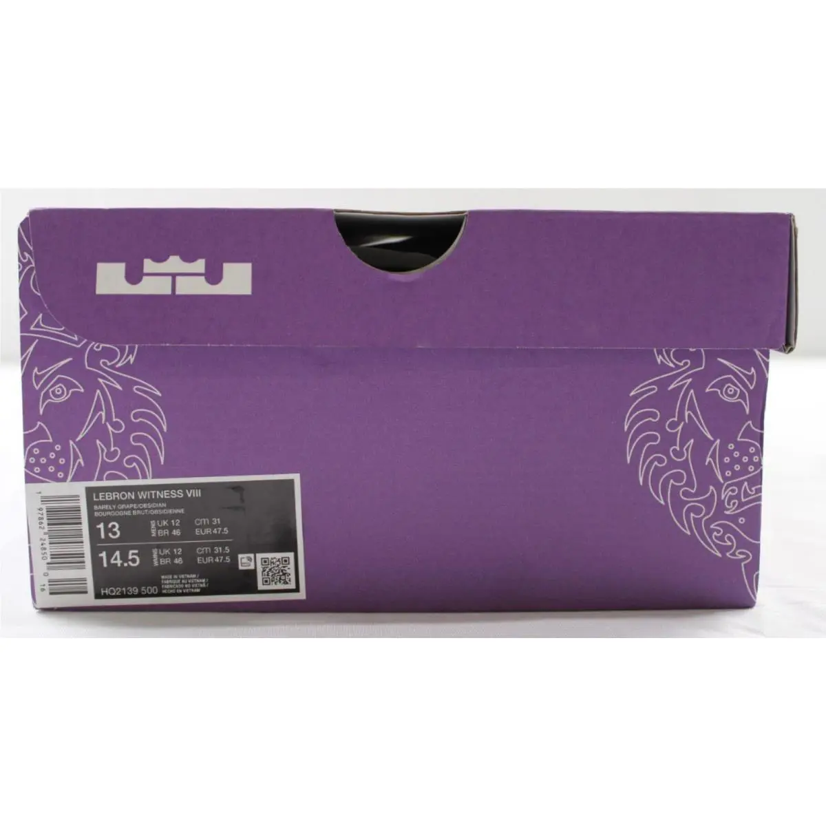 Nike shoes - Nike LeBron Witness 8 - LeBron Witness - HQ2139-500 - Purple 4