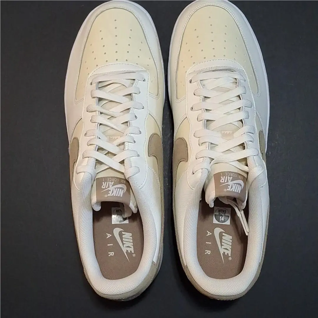 Nike shoes - Nike Air Force 1 `07 LV8 - FN5832 101 - Beige, Manufacturer: Sail/Khaki-Coconut Milk-White 10