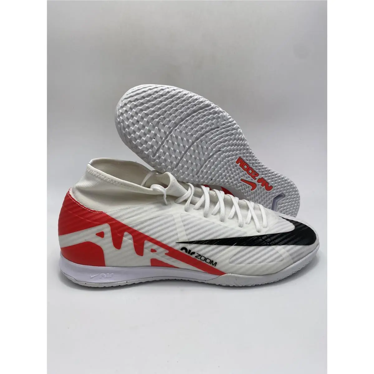 Nike Zoom Superfly 9 Academy IC Crimson White Black Shoes DJ5627 600 Men Sz 11.5
