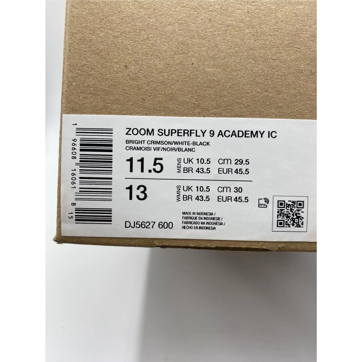 Nike shoes - Nike Zoom Superfly - Zoom Superfly - DJ5627 600 - Bright Crimson/White-Black (UPC: 196608160618) 6
