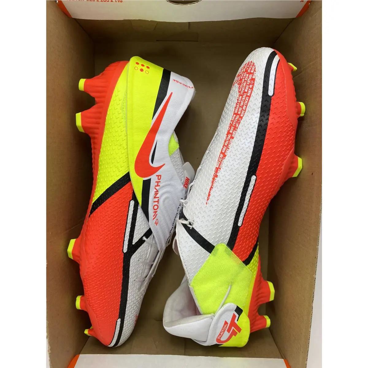 Nike shoes - Nike Phantom GT2 - Phantom - DO2193 168 - White/Bright Crimson-Volt (UPC: 195242582879) 4