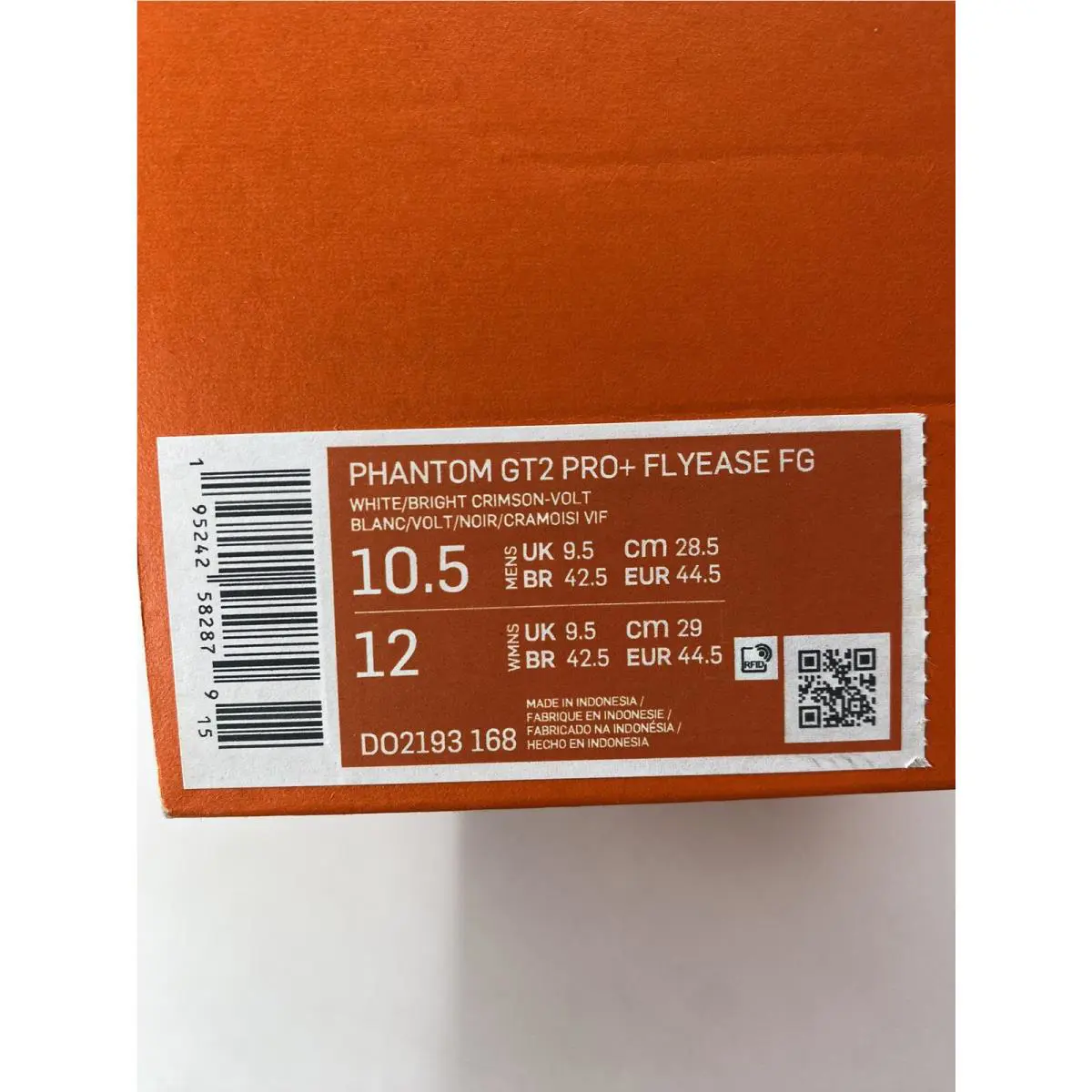 Nike shoes - Nike Phantom GT2 - Phantom - DO2193 168 - White/Bright Crimson-Volt (UPC: 195242582879) 5