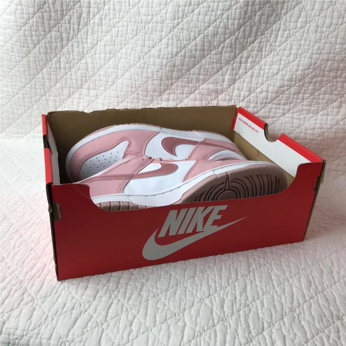 Nike shoes - Nike Dunk Low GS - Dunk Low - pink/white 9