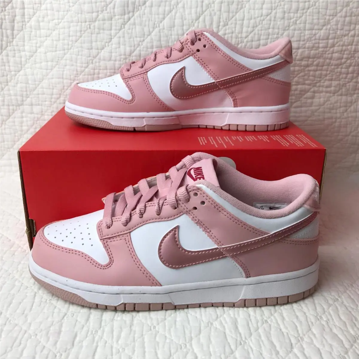 Nike shoes - Nike Dunk Low GS - Dunk Low - pink/white 1