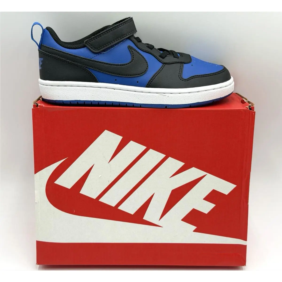 Nike shoes - COURT BOROUGH LOW RECRAFT - COURT BOROUGH LOW RECRAFT - Game Royal Black White 8