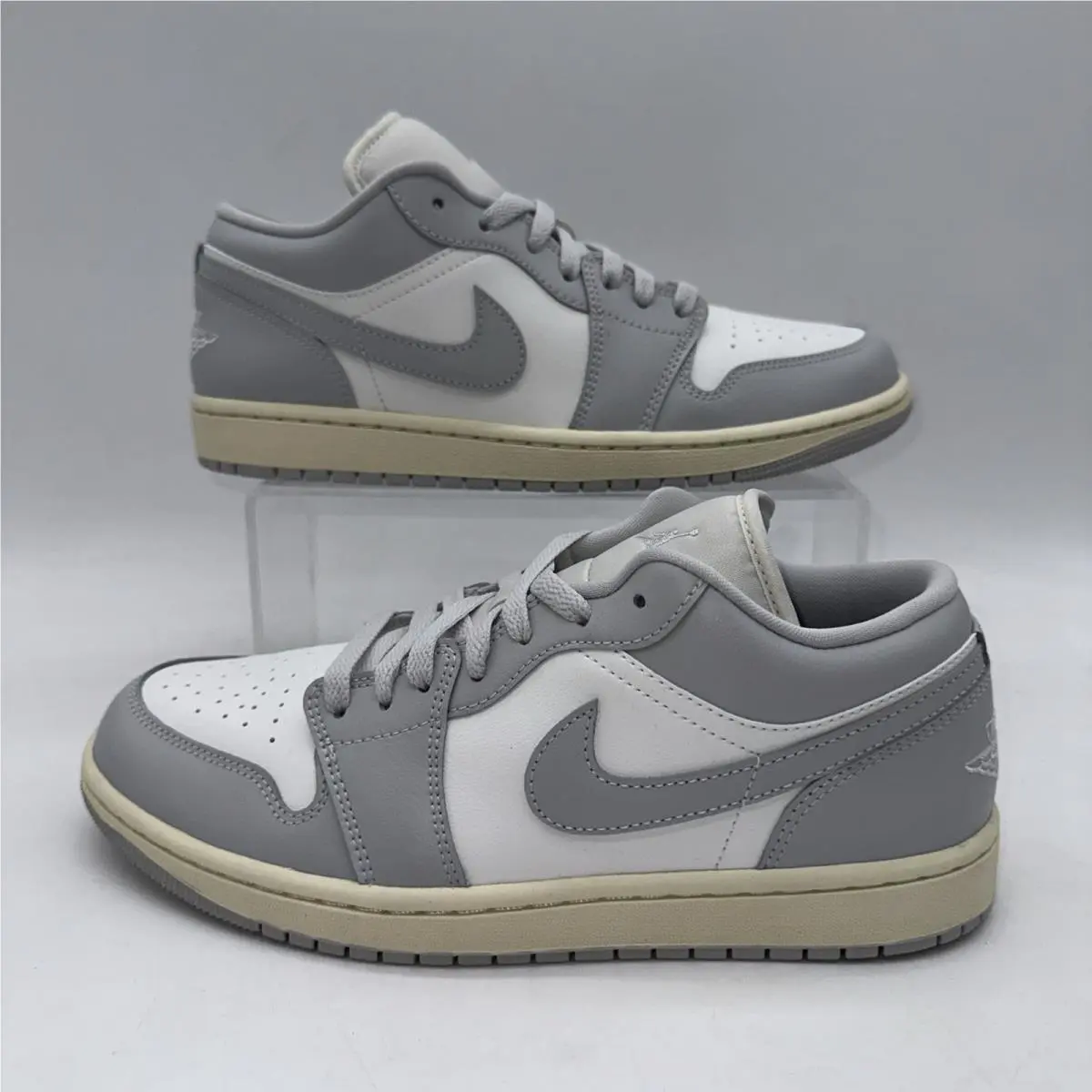 Nike Women`s Size 10 Air Jordan 1 Low DC0774 103 Gray Basketball Sneaker
