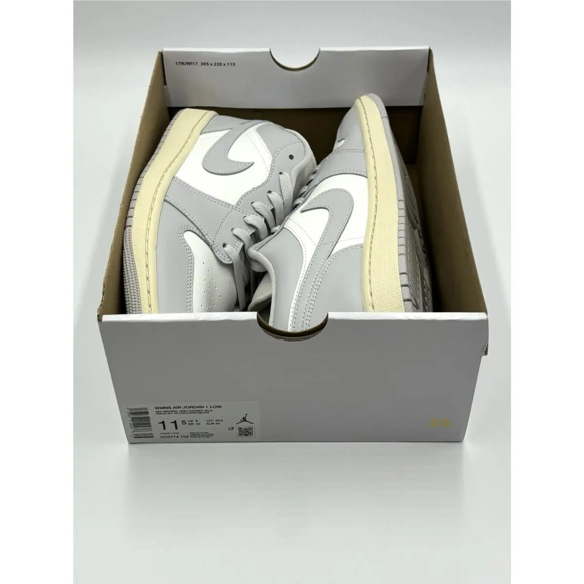 Nike shoes - Air Jordan 1 Low - Air Low - DC0774-103 - Gray 9