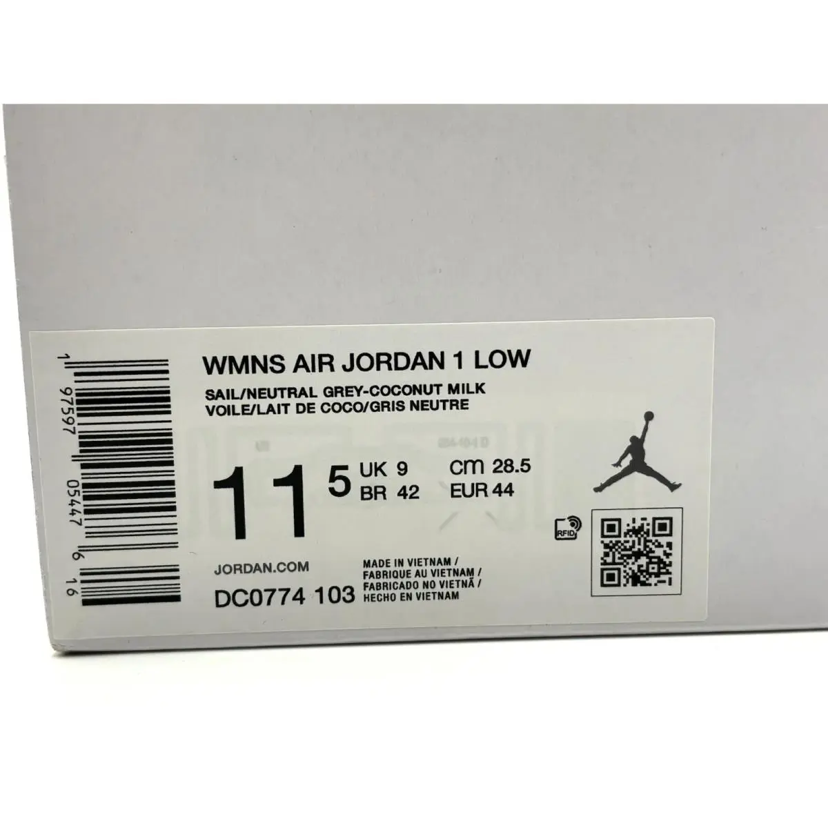 Nike shoes - Air Jordan 1 Low - Air Low - DC0774-103 - Gray 10