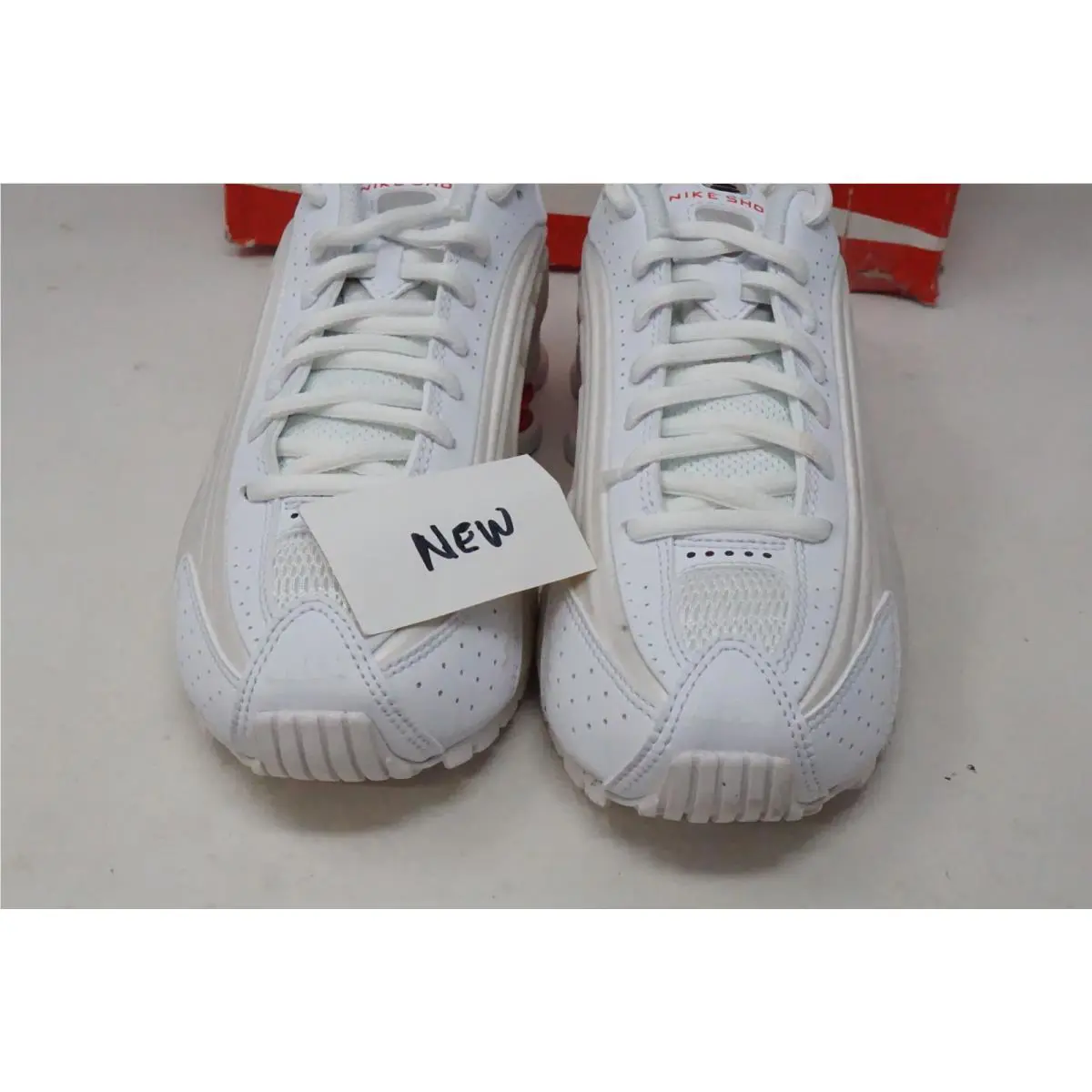 Nike shoes - Nike Shox R4 - Shox - White 7