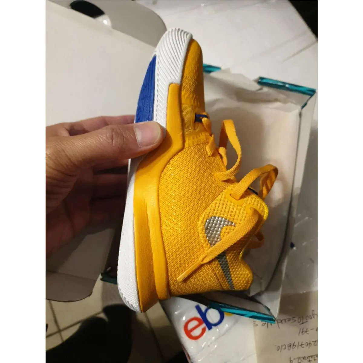 Nike shoes - Nike Kyire Flytrap - Kyire Flytrap - 869985-791 - Gold 3