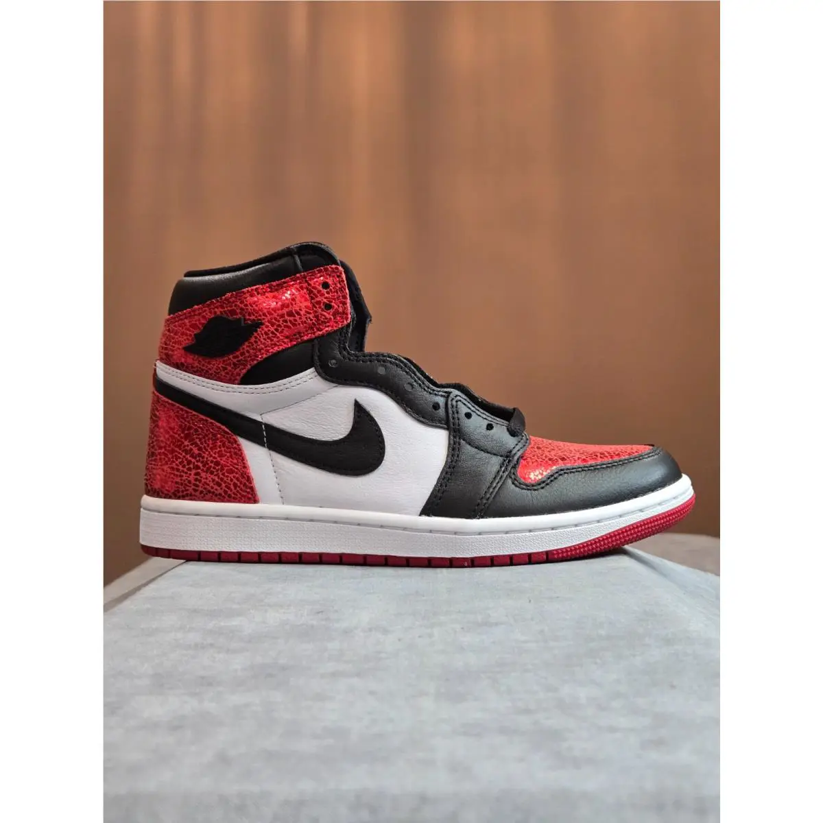 Air Jordan 1 Retro High OG Ruby Varsity Red Black White FD2596-602 7W / 5.5M