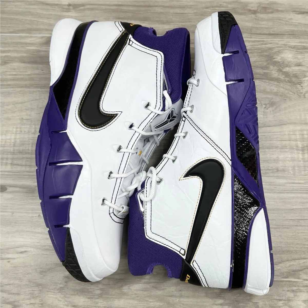 Nike shoes - Nike Kobe 4 - Kobe - FQ3545-400 - White/Black/Court Purple 5