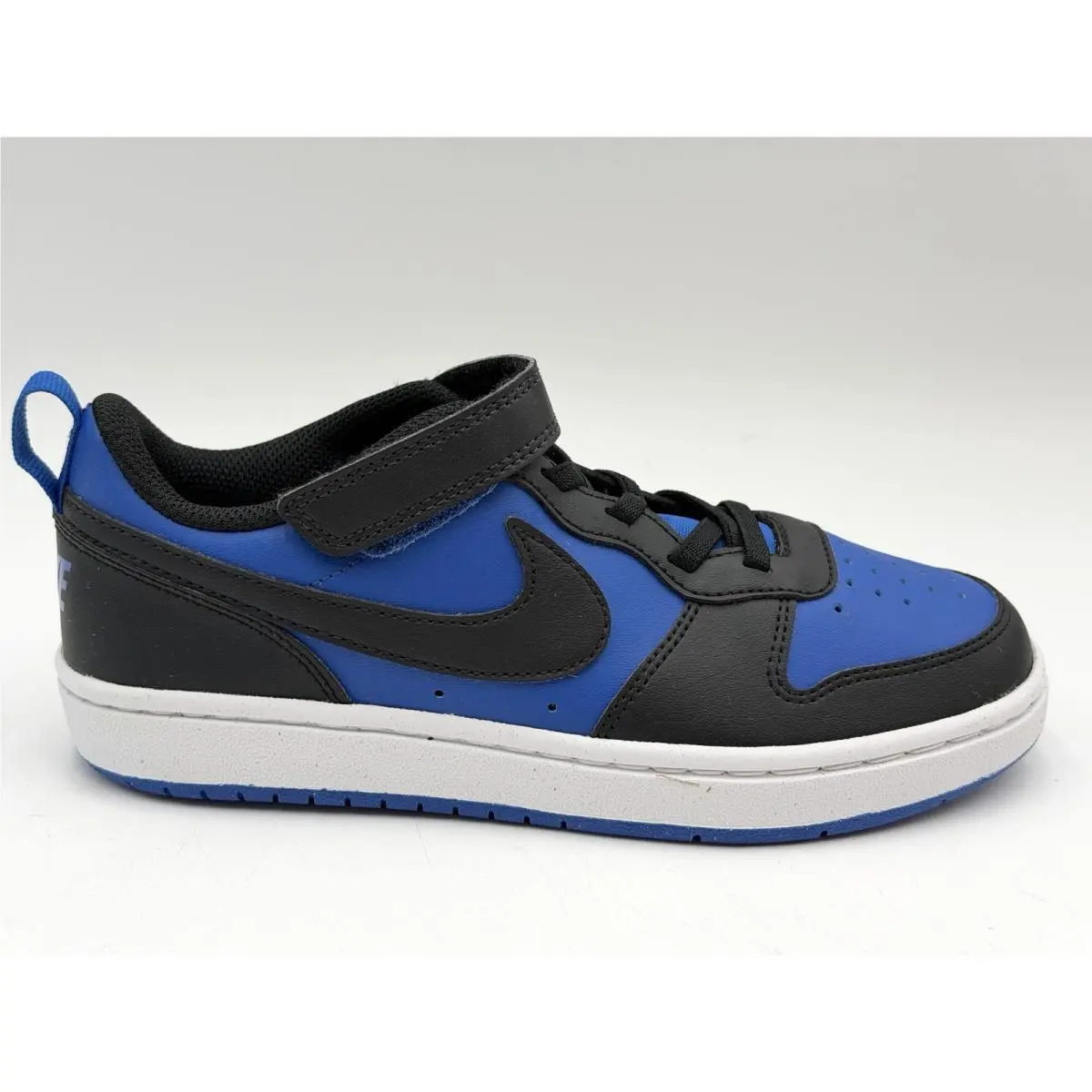 Nike Court Borough Low Recraft SZ 11 C Little Kids Game Royal Black White