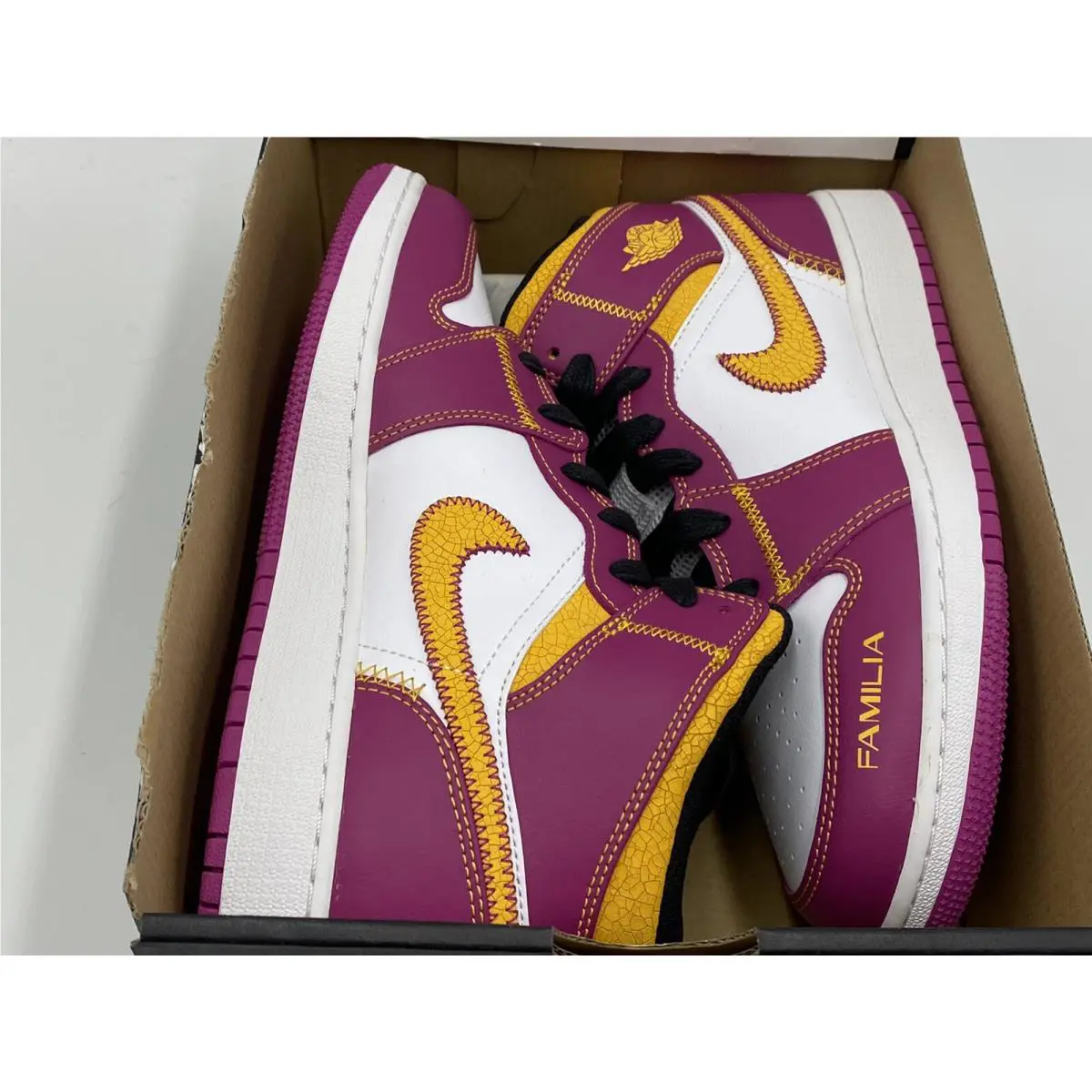 Nike shoes - Jordan Air 1 Mid GS - Multicolor (UPC: 0194498754863) 5