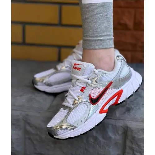 Nike shoes - White/Red/Grey/Black + Reflective Accents- HQ7901-100 0