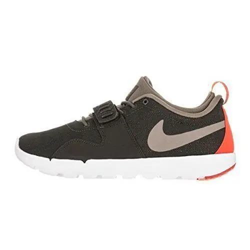 Nike Men`s Trainerendor Ankle-high Fabric Skateboarding Shoe Cargo Khaki / Neut - Cargo Khaki / Neutral Olive / Bright Crimson