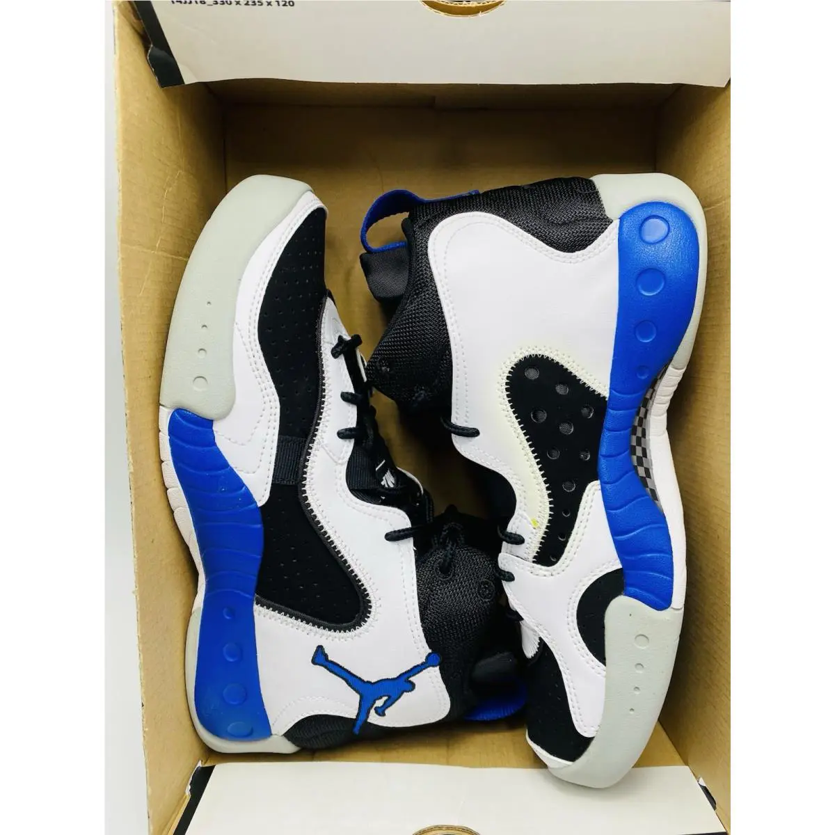 Nike shoes - Jordan Pro - Pro - CQ6116 104 - White Game Royal-Black (UPC: 194498086933) 5