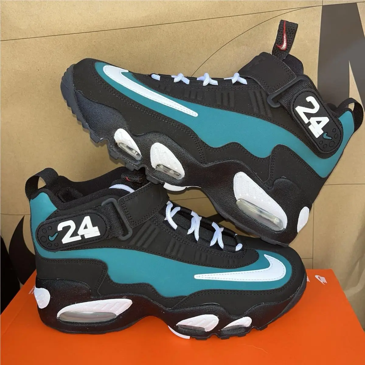 Nike shoes - Nike Air Griffey Max 1 - DM8311 001 - Black / Multi-color-Fresh Water (UPC: 195241067117) 0