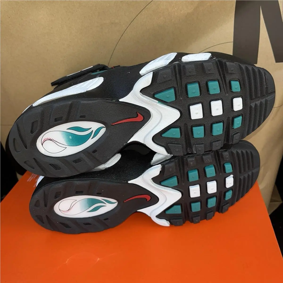 Nike shoes - Nike Air Griffey Max 1 - DM8311 001 - Black / Multi-color-Fresh Water (UPC: 195241067117) 4