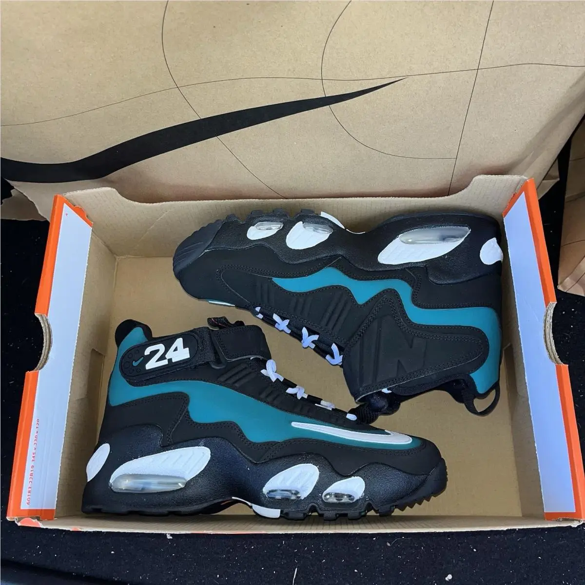 Nike shoes - Nike Air Griffey Max 1 - DM8311 001 - Black / Multi-color-Fresh Water (UPC: 195241067117) 5