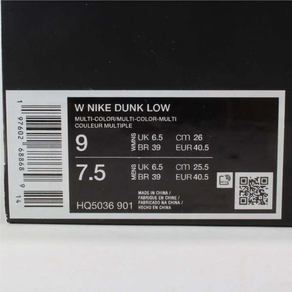 Nike shoes - Nike Dunk Low - Dunk Low - HQ5036-901 - Multicolor 10