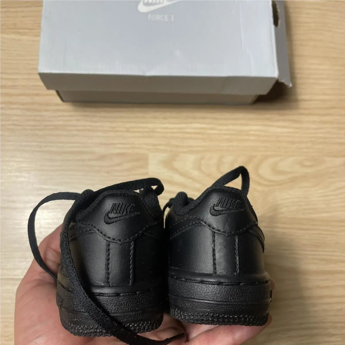 Nike shoes - Nike Air Force 1 - Air Force - Black 1