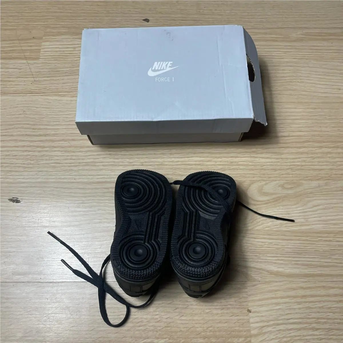 Nike shoes - Nike Air Force 1 - Air Force - Black 2