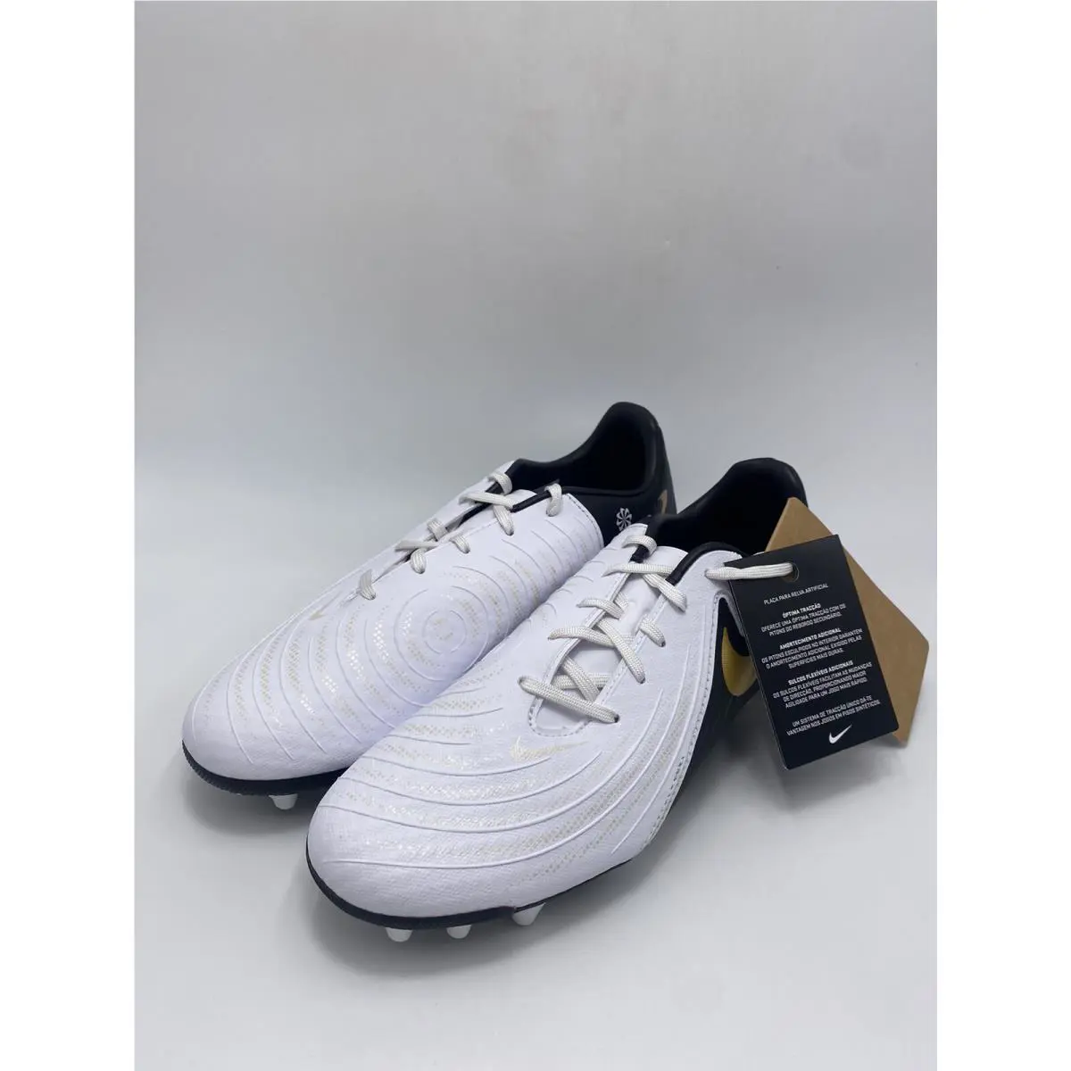 Nike shoes - Nike Phantom GX - Phantom - FJ2552 100 - White/Black-Mtlc Gold Coin (UPC: 196974668206) 2