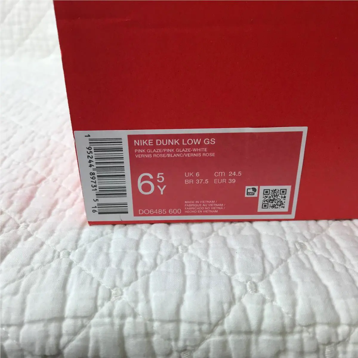 Nike shoes - Nike Dunk Low GS - Dunk Low - pink/white 11