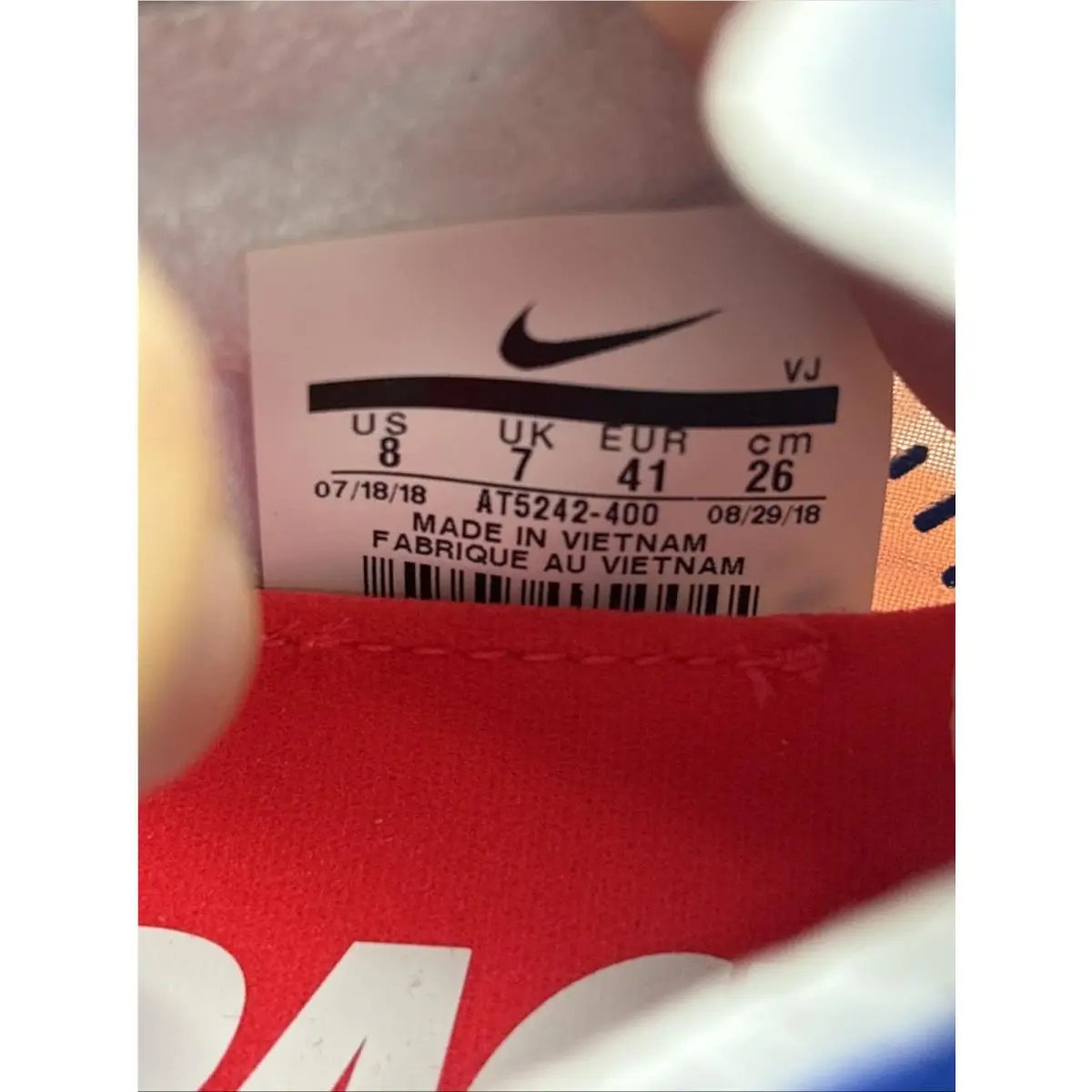 Nike shoes - Nike Wmns Zoom Fly SP Fast - BV0389-446 - Indigo Fog/Red Orbit 4