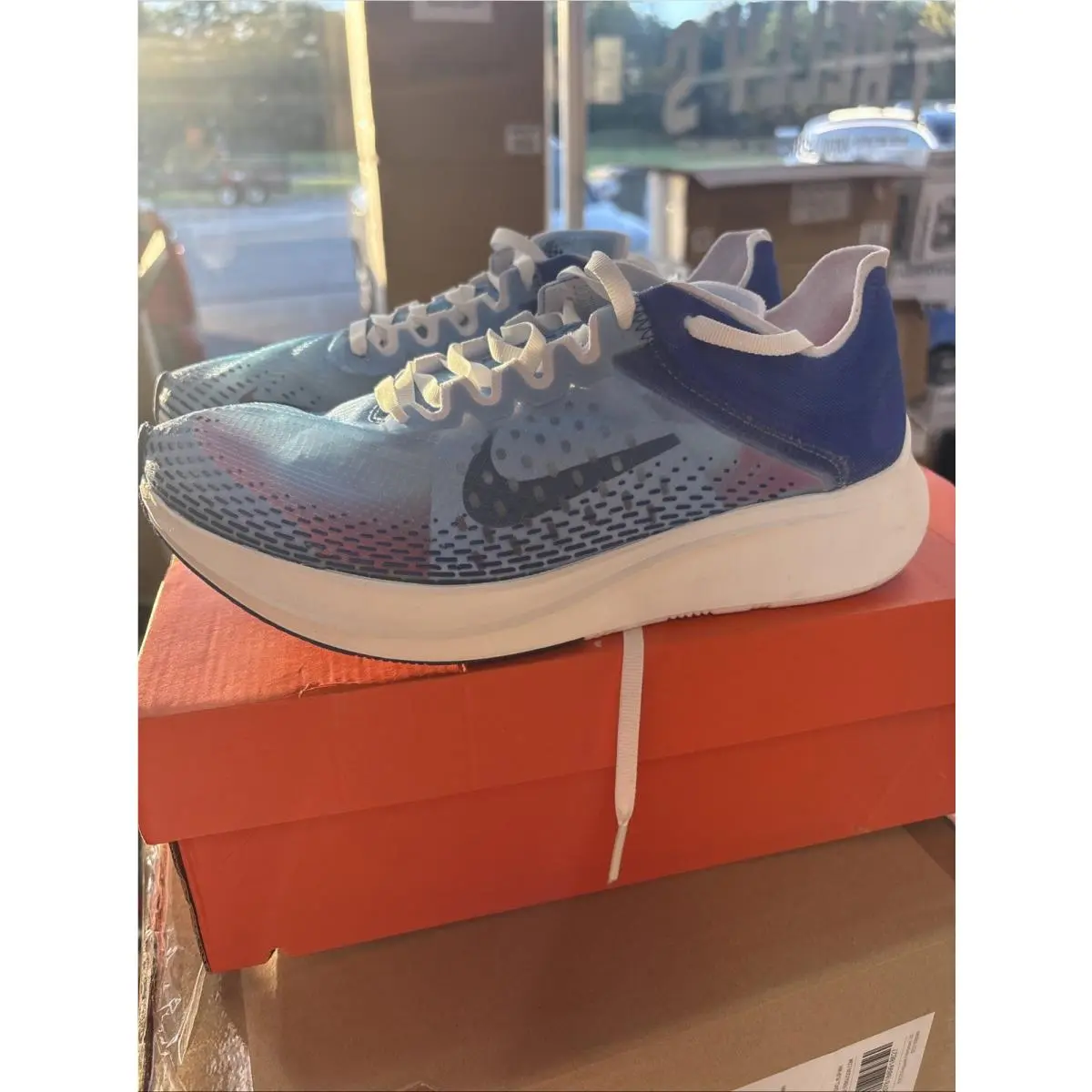 Nike Zoom Fly SP Fast `indigo Fog` BV0389-446 Women`s Shoes Size 8