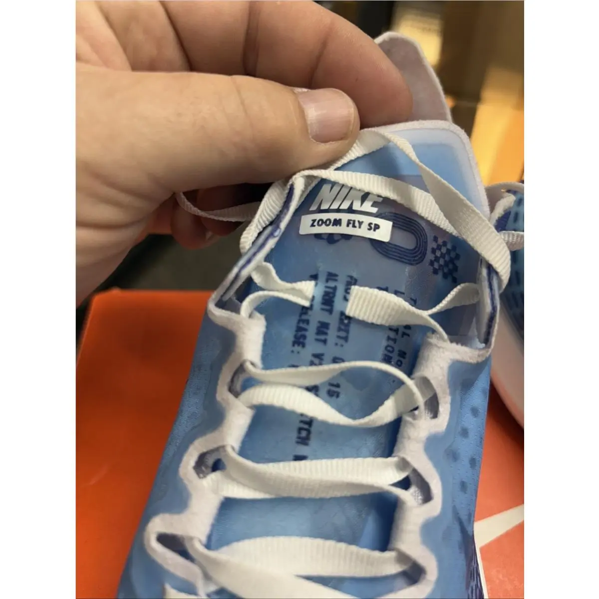 Nike shoes - Nike Wmns Zoom Fly SP Fast - BV0389-446 - Indigo Fog/Red Orbit 10