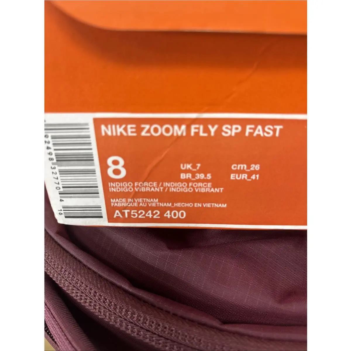 Nike shoes - Nike Wmns Zoom Fly SP Fast - BV0389-446 - Indigo Fog/Red Orbit 12