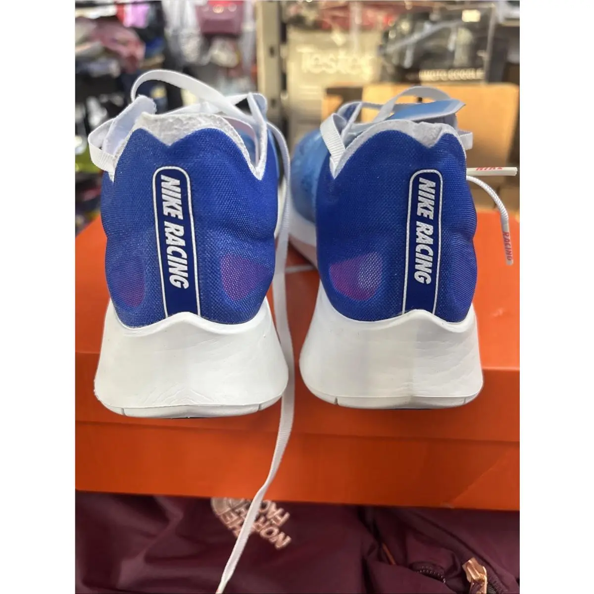 Nike shoes - Nike Wmns Zoom Fly SP Fast - BV0389-446 - Indigo Fog/Red Orbit 0