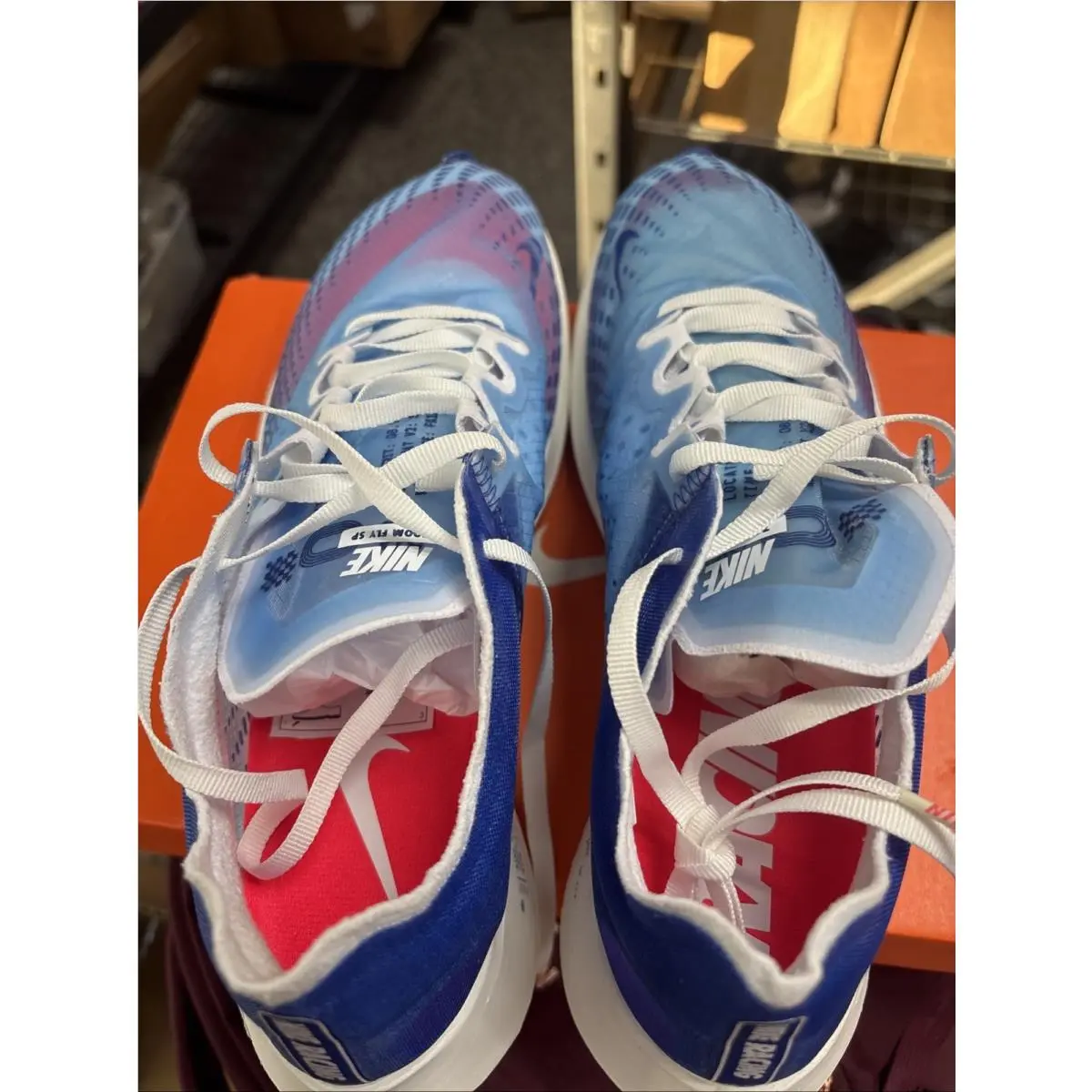 Nike shoes - Nike Wmns Zoom Fly SP Fast - BV0389-446 - Indigo Fog/Red Orbit 1