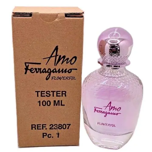 Amo Ferragamo Flowerful  3.4 oz Edt Perfume Women Tester by Salvatore Ferragamo