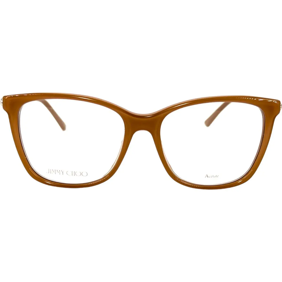 JC294G Womens Plastic Eyeglass Frame 54-17 22C Crystal w Case by Jimmy Choo