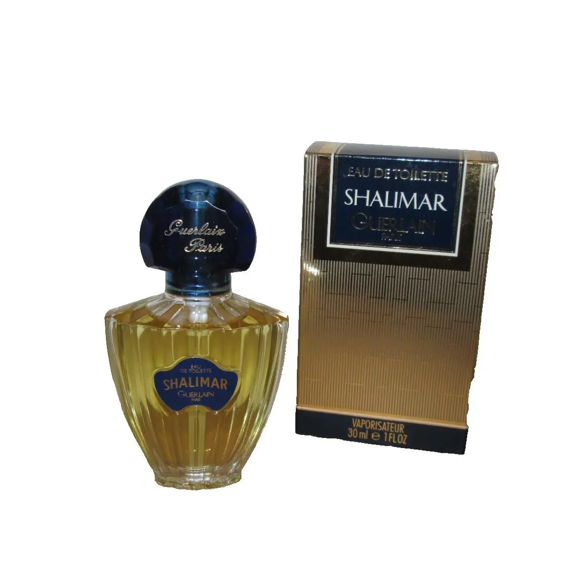 Vintage Shalimar Guerlain Paris Eau De Toilette Vapor Natural Spray 1 oz