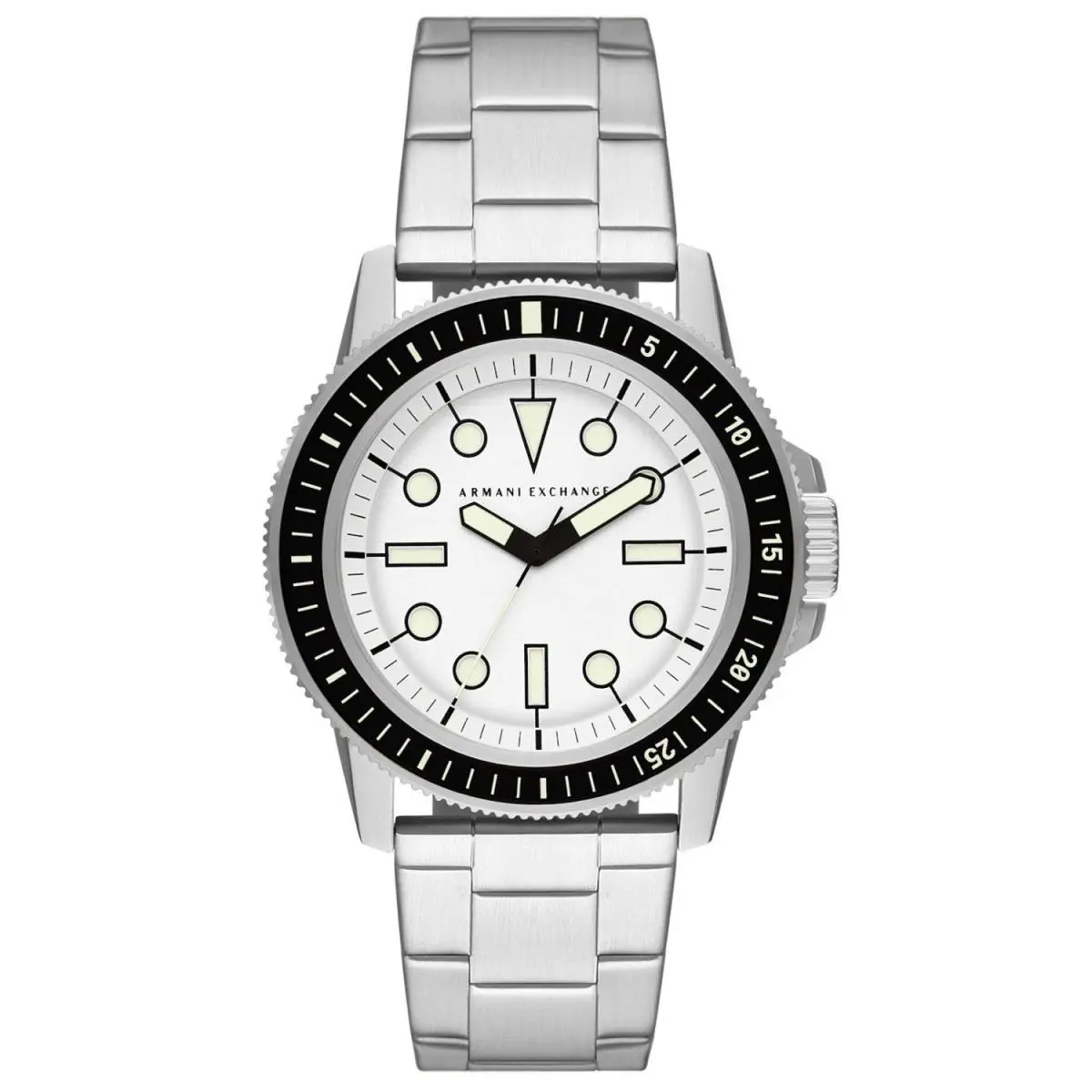 Men`s Classic White Dial Watch - AX1853 by Armani Exchange