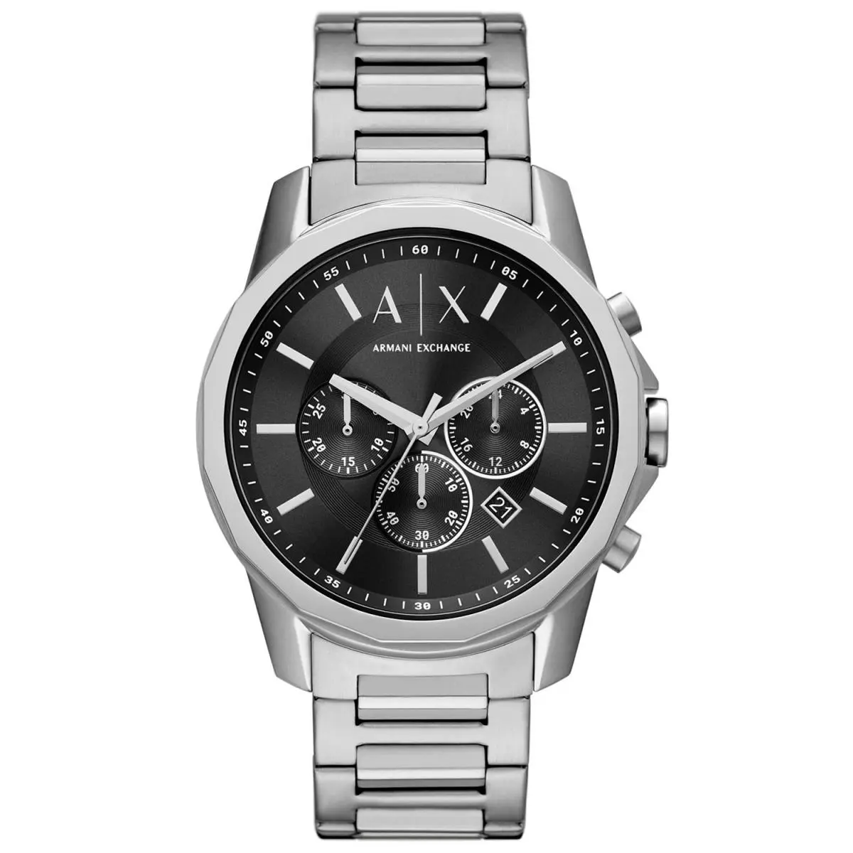 Armani Exchange Men`s Classic Black Dial Watch - AX1720