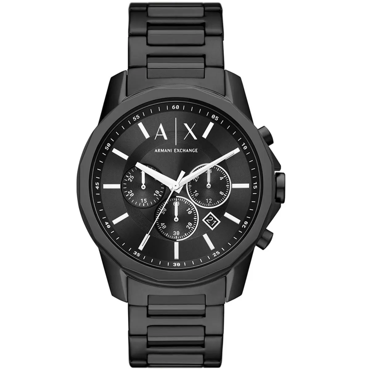 Men`s Classic Black Dial Watch - AX1722 by Armani Exchange
