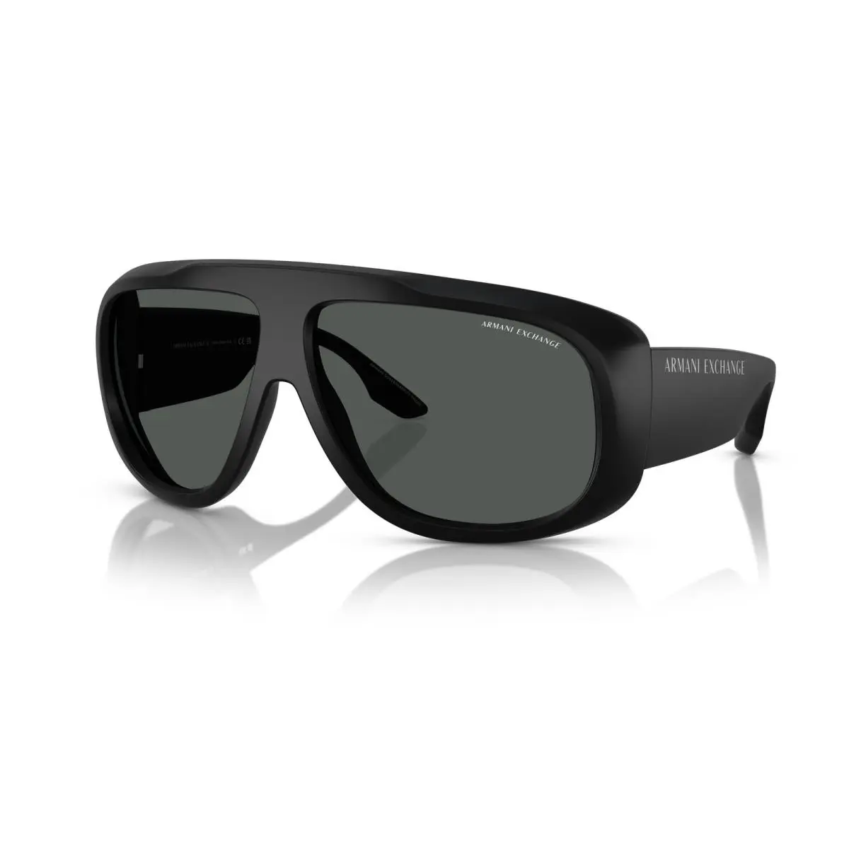 4143SU Sunglasses 808787 Black by Armani Exchange