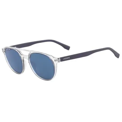 Lacoste L881S 424 Sunglasses Crystal/navy/blue Round Shape 52-18-145