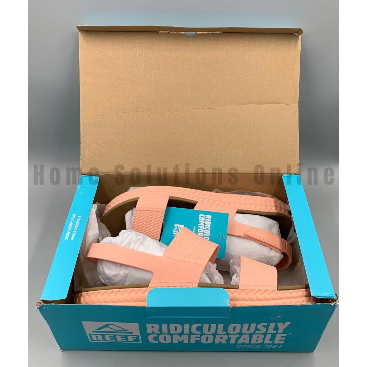 Reef Water Resistant Vista Platform Sandals Peach Parfait CJ6033 Size 11 40000
