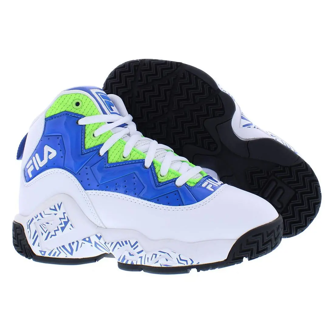 Fila shoes - 3BM01864143 - 3BM01864143 - White/Blue/Lime, Main: White 4