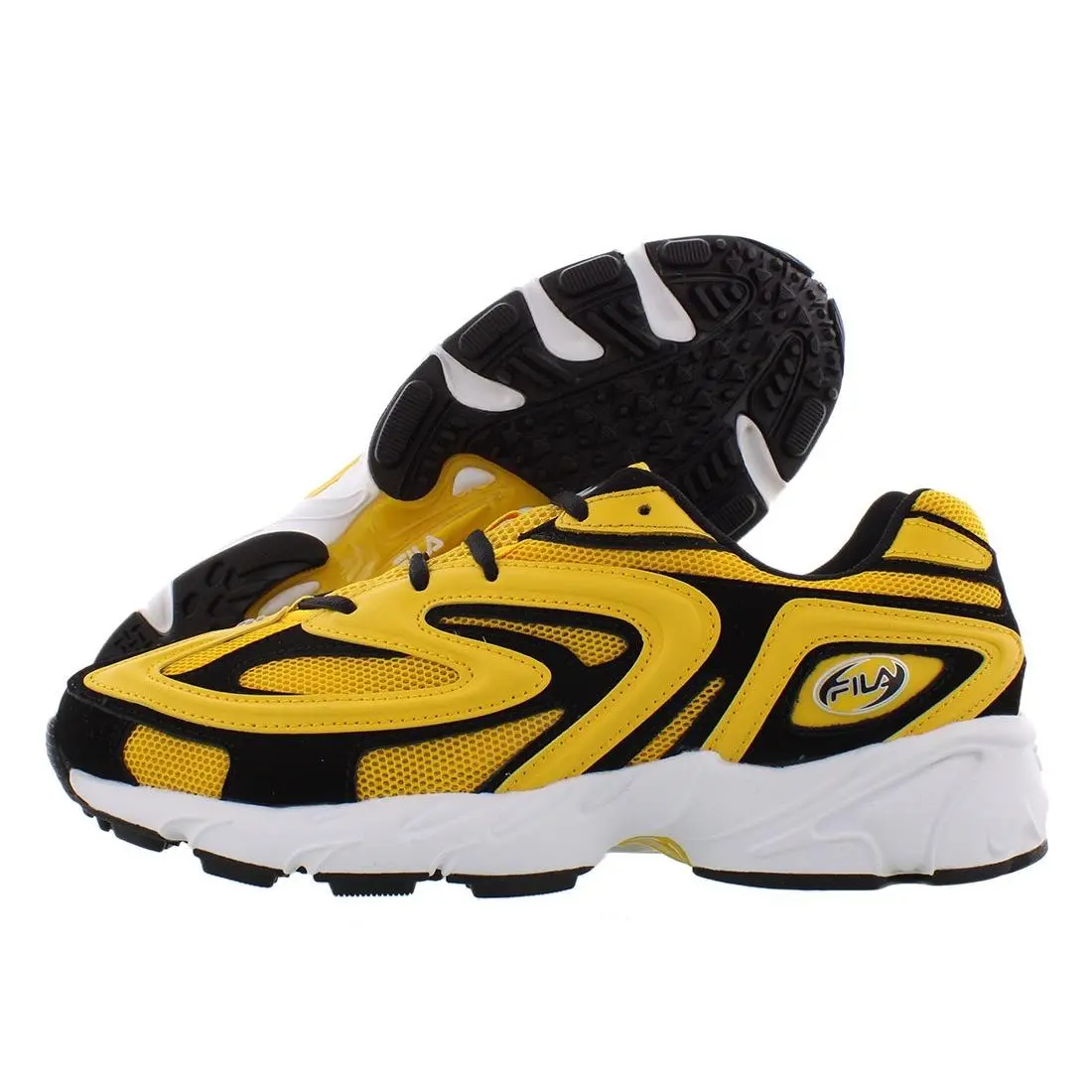 Fila shoes - Yellow/Black, Main: Yellow 3