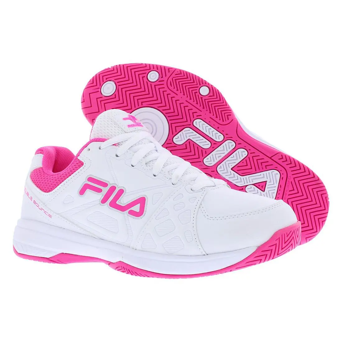 Fila Double Bounce 3 Womens Shoes - White/Pink, Main: White