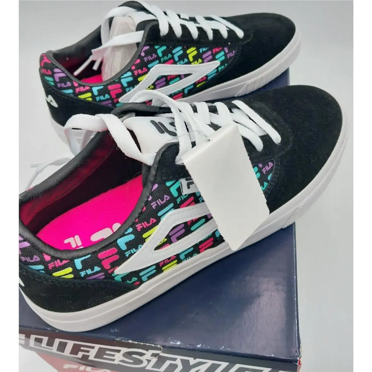Fila shoes - Fila Boarder Fx1 Lace Up - Black, Multi 3