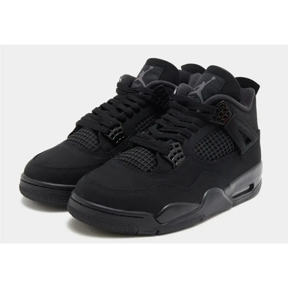 Size 13 - Nike Air - Jordan Retro 4 - Black Cat - Shoes - Sneakers - Free S H