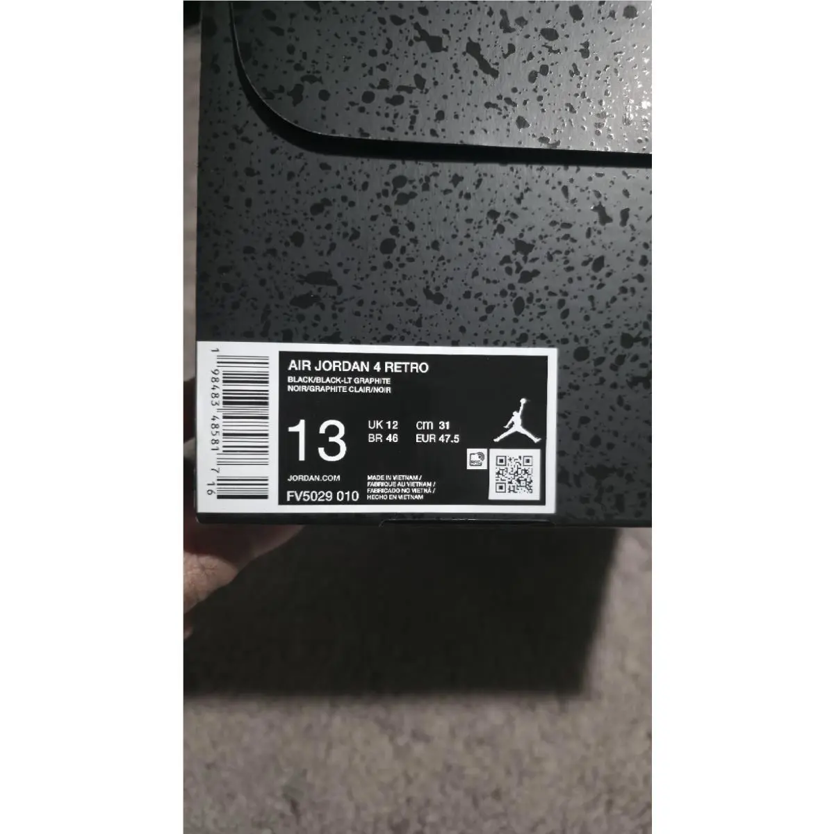 Nike shoes - Air Jordan 4 - Air - FV5029-010 - Black 0
